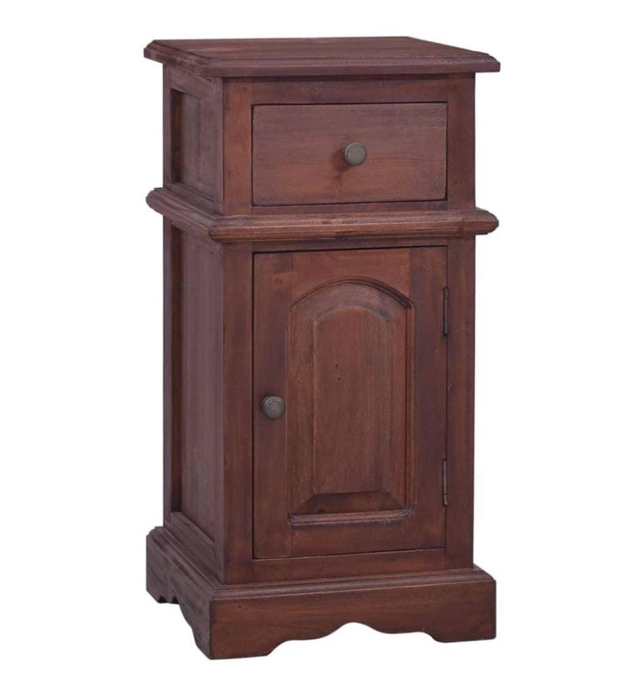Nachttisch Klassisch Braun Massivholz Mahagoni