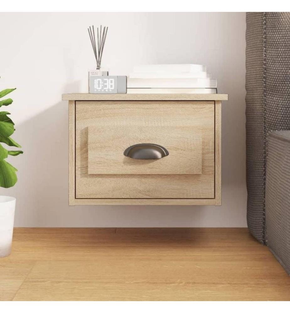 Wand-Nachttisch Sonoma-Eiche 41,5x36x28 cm