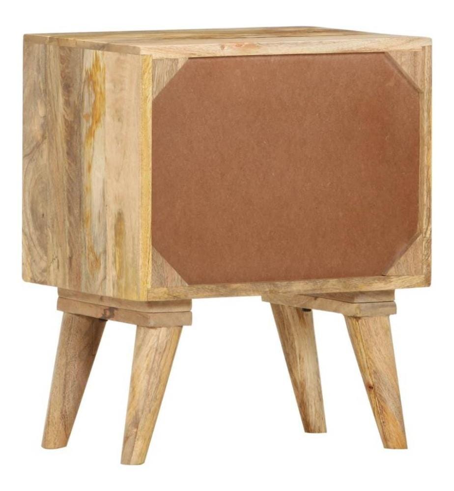 Nachttisch 40 x 30 x 50 cm Mango Massivholz