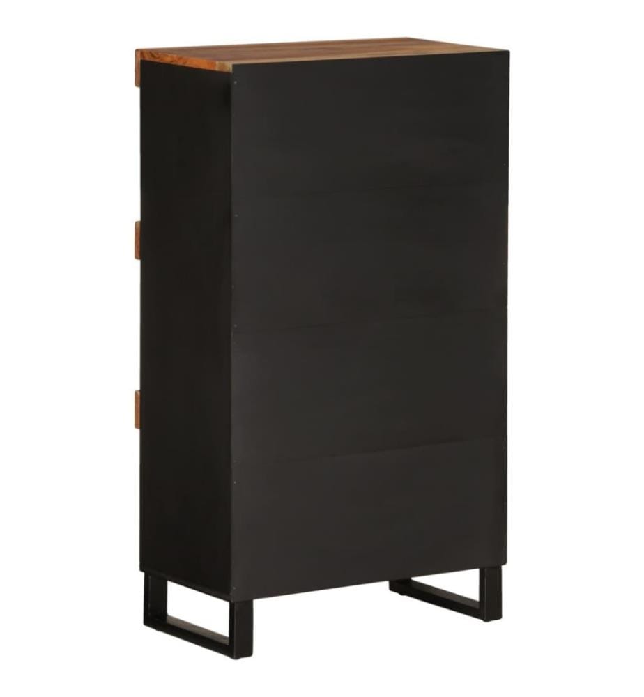 Beistelltisch 60x33x107 cm Massivholz Akazie