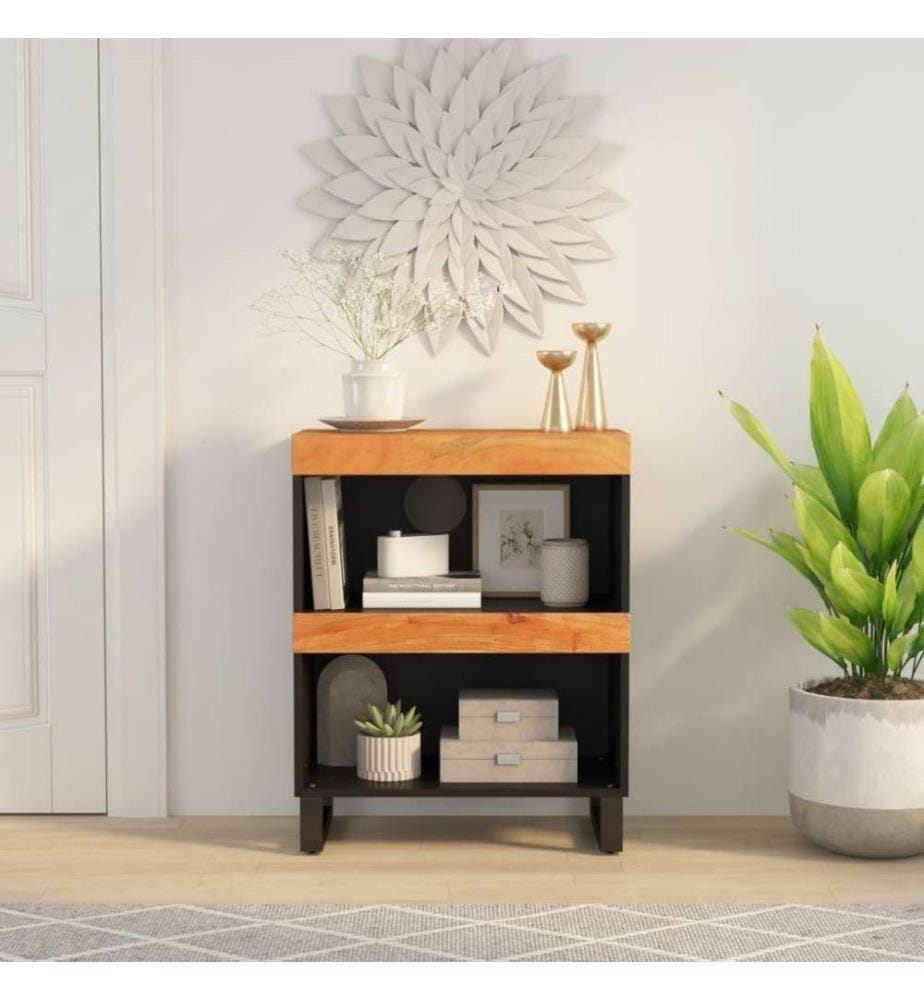 Beistelltisch 60x33x75 cm Massivholz Akazie