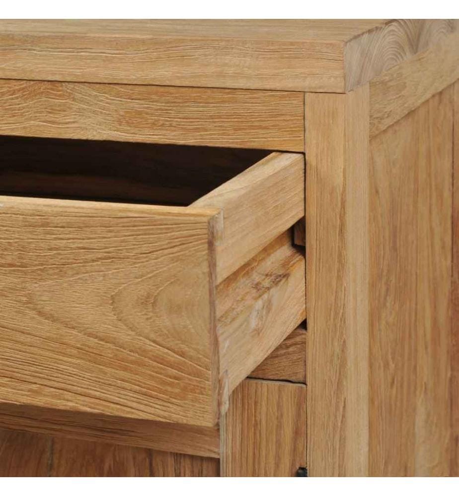 Nachttisch Massivholz Teak 40×30×50 cm