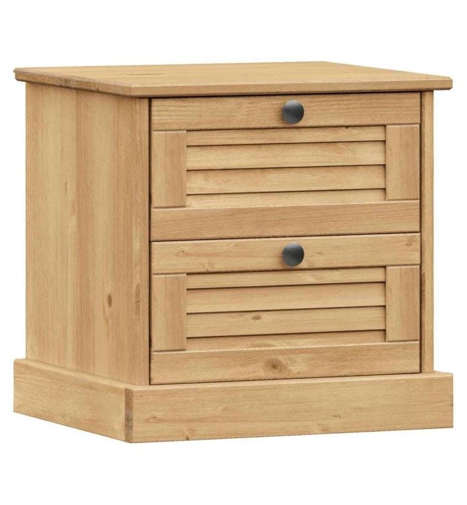 Table de chevet VIGO 42x35x40 cm bois de pin massif