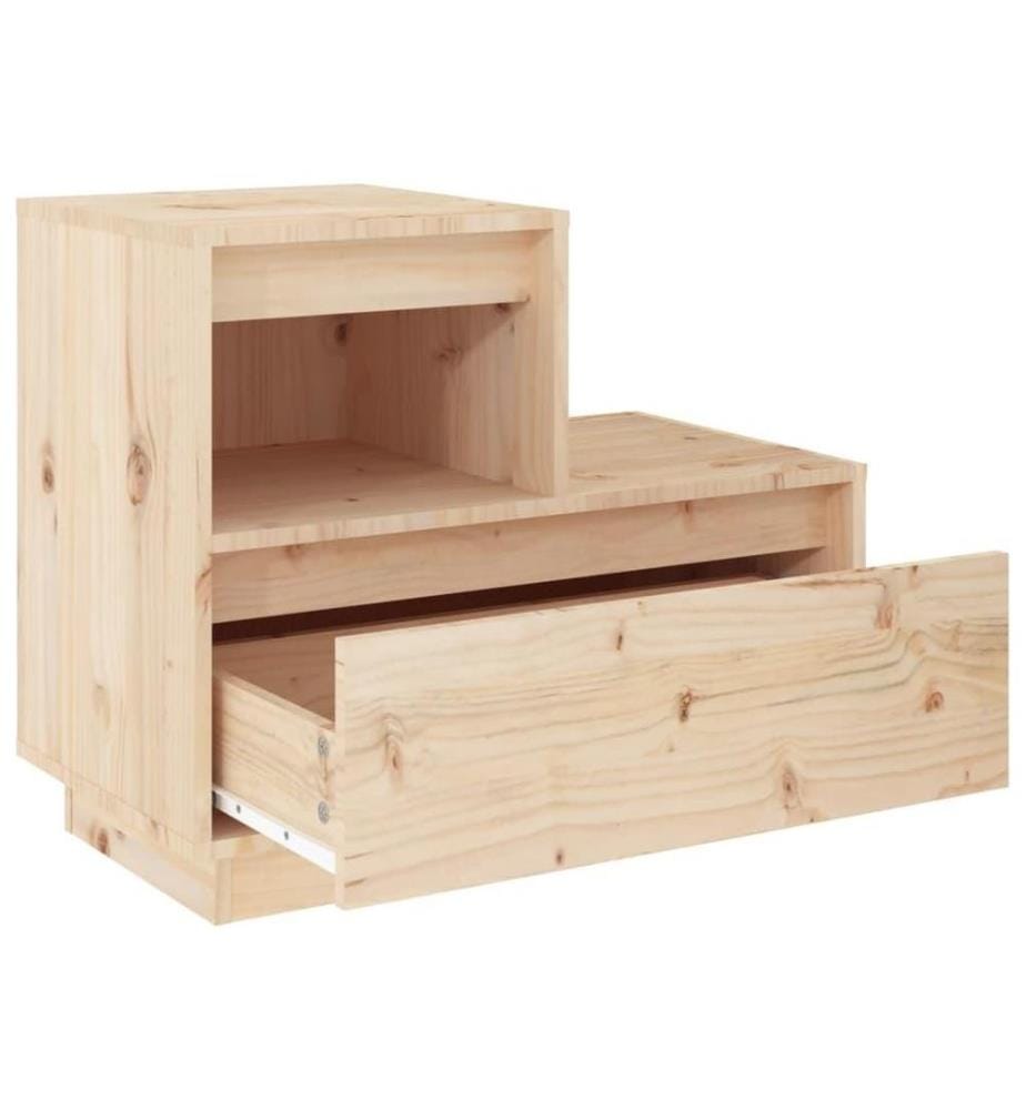 Nachttisch 60x34x51 cm Massivholz Kiefer