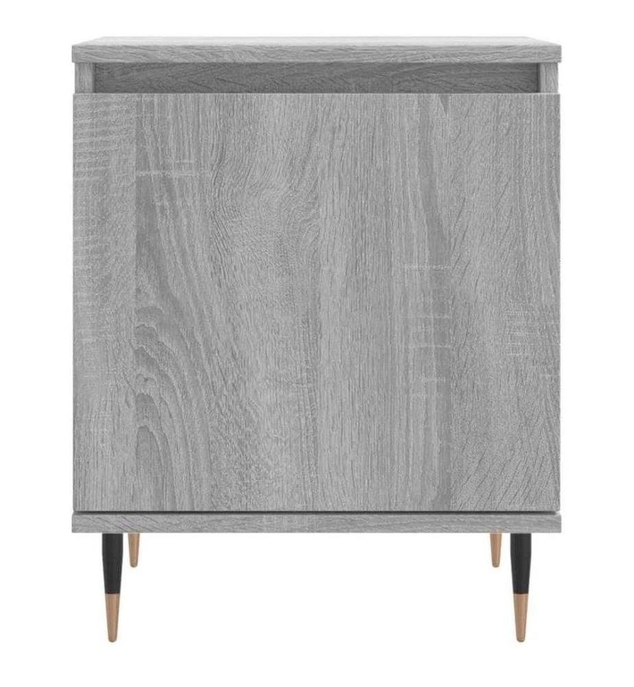 Nachttisch Grau Sonoma 40x30x50 cm Holzwerkstoff