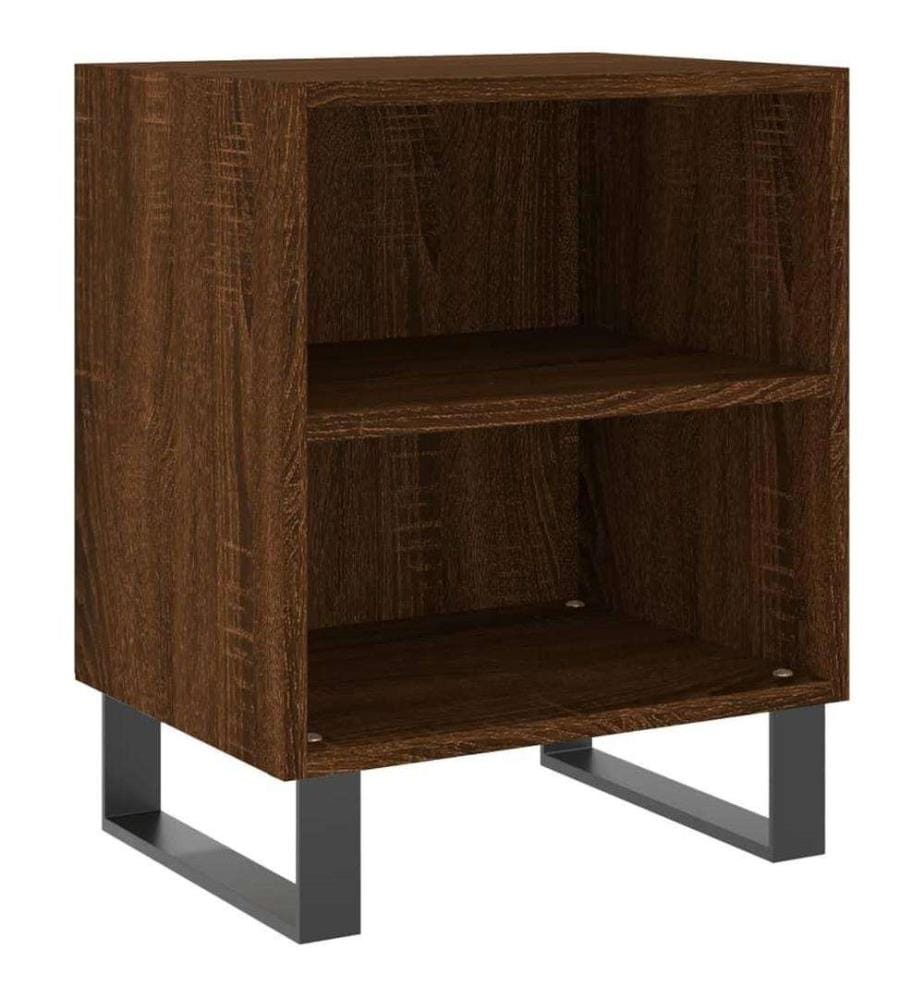 Nachttisch Braun Eichen-Optik 40x30x50 cm Holzwerkstoff