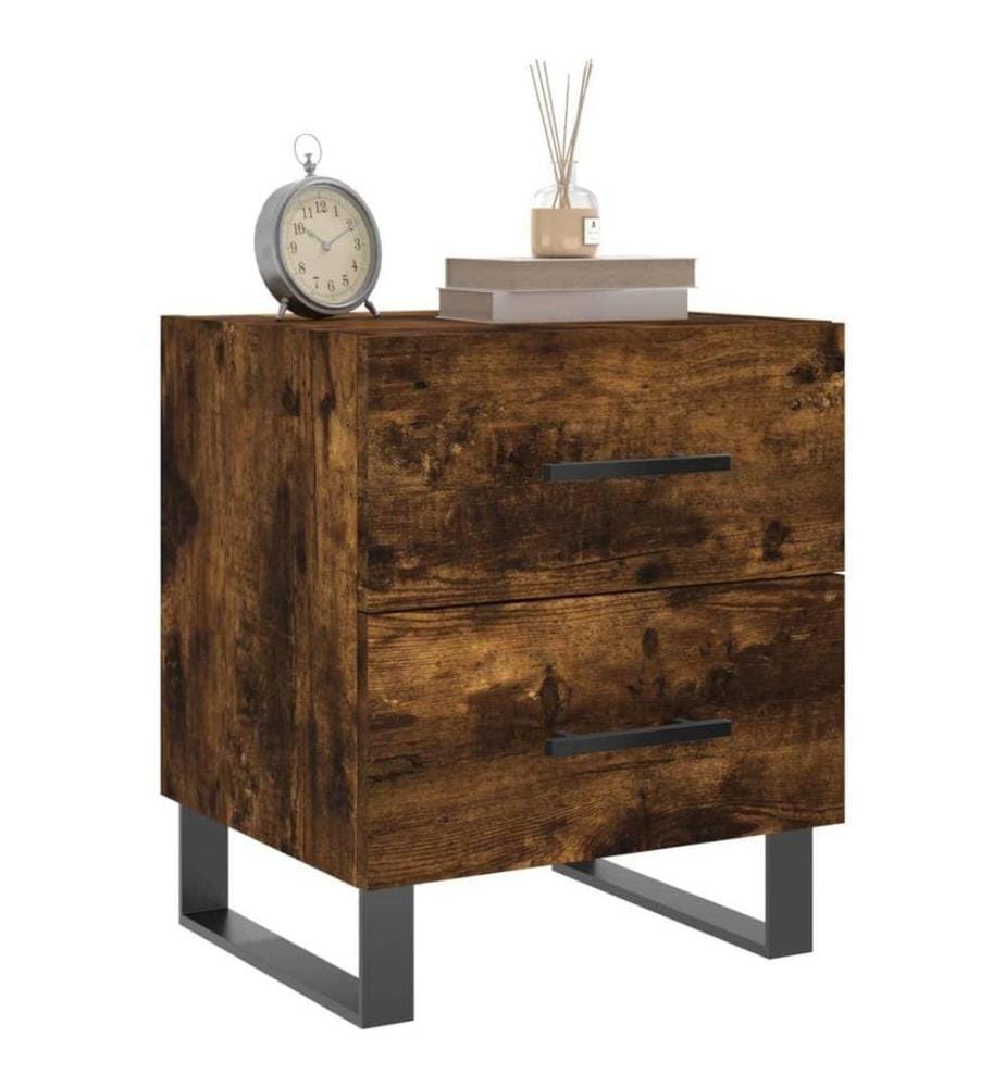 Nachttisch Räuchereiche 40x35x47,5 cm Holzwerkstoff