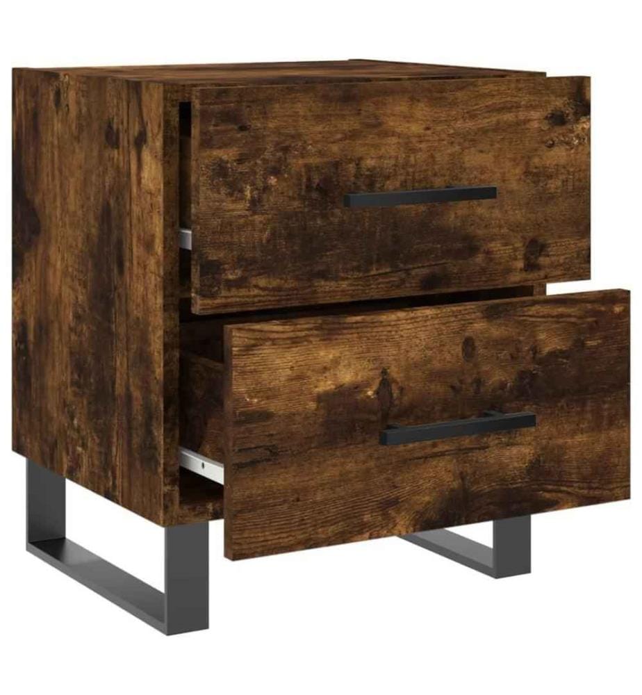 Nachttisch Räuchereiche 40x35x47,5 cm Holzwerkstoff