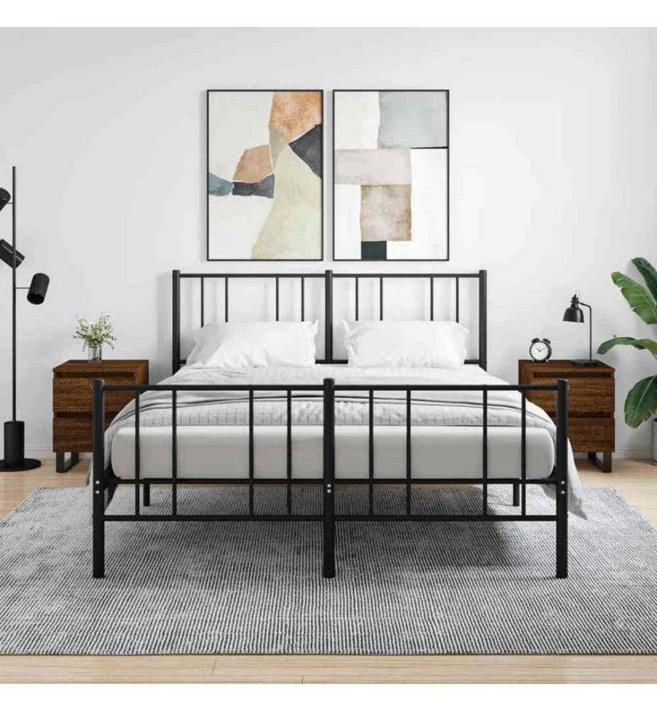 Nachttische 2 Stk. Braun Eichen-Optik 40x35x50 cm Holzwerkstoff