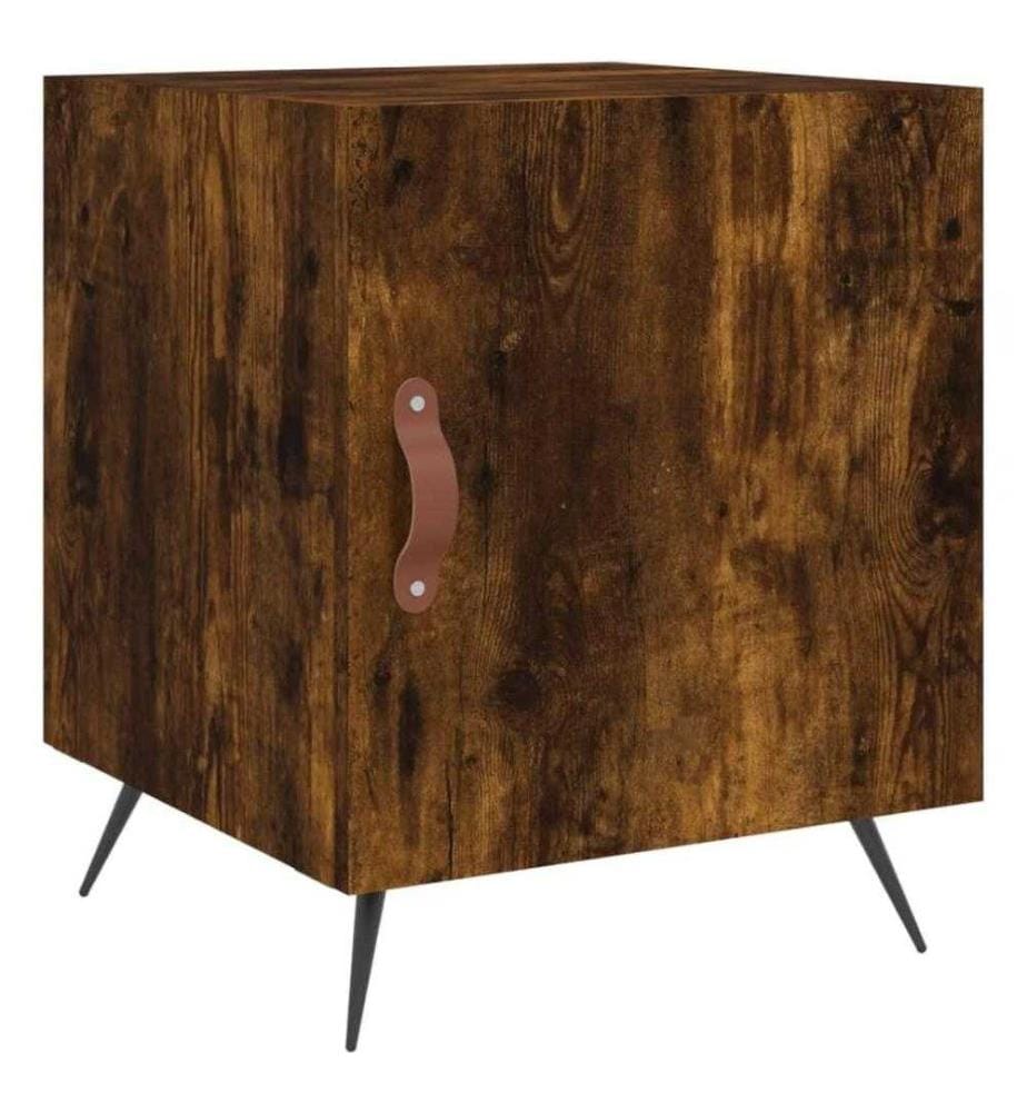 Nachttisch Räuchereiche 40x40x50 cm Holzwerkstoff