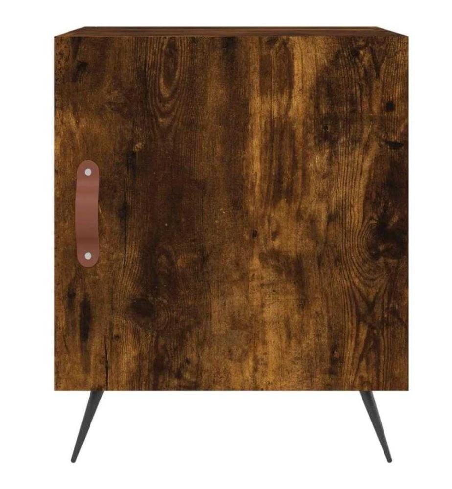Nachttisch Räuchereiche 40x40x50 cm Holzwerkstoff