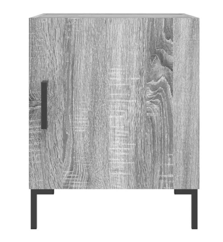 Nachttisch Grau Sonoma 40x40x50 cm Holzwerkstoff