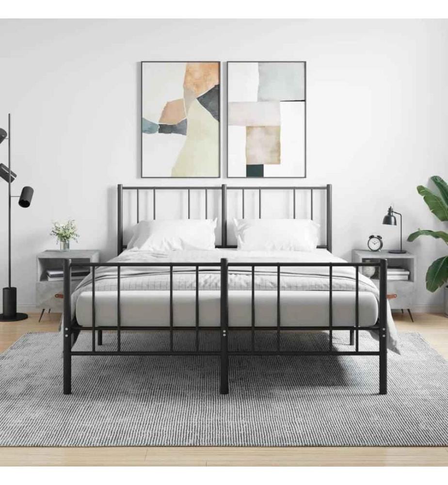 Nachttische 2 Stk. Betongrau 40x35x47,5 cm Holzwerkstoff