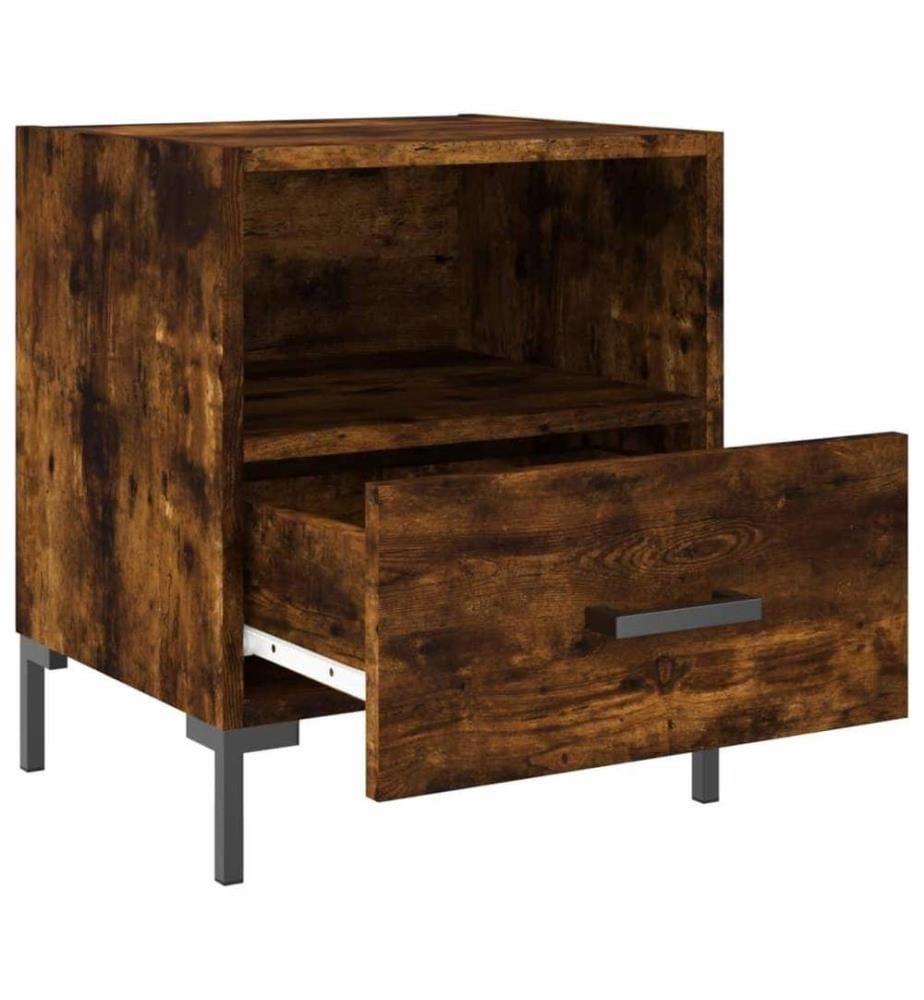 Nachttisch Räuchereiche 40x35x47,5 cm Holzwerkstoff
