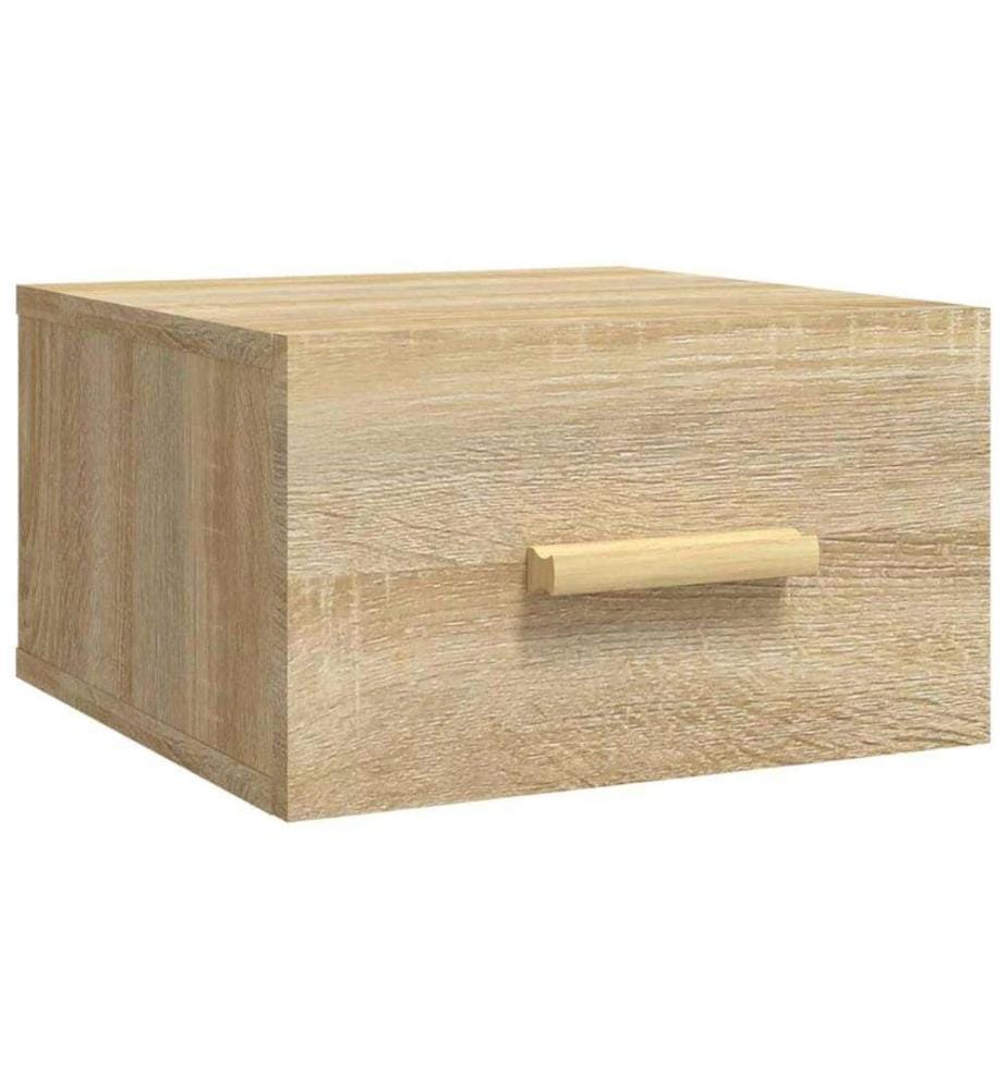 Wand-Nachttisch Sonoma-Eiche 35x35x20 cm