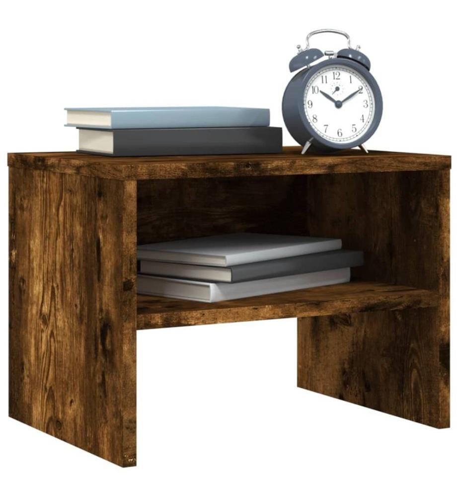 Nachttisch Räuchereiche 40x30x30 cm Holzwerkstoff