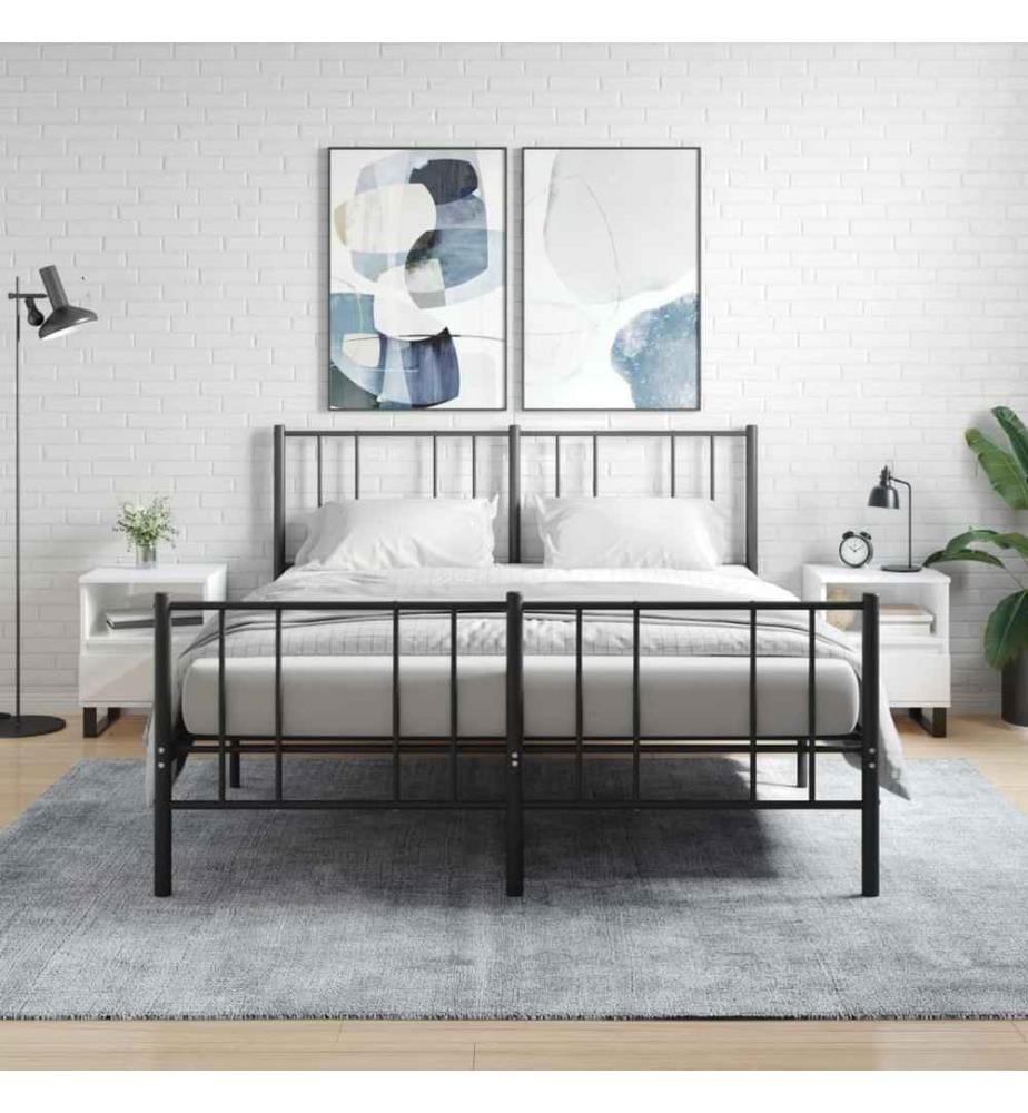 Nachttische 2 Stk. Hochglanz-Weiss 40x35x50 cm Holzwerkstoff
