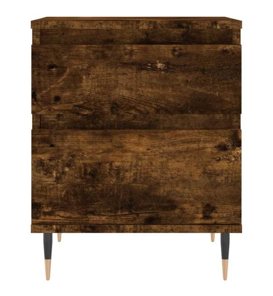 Nachttisch Räuchereiche 40x35x50 cm Holzwerkstoff