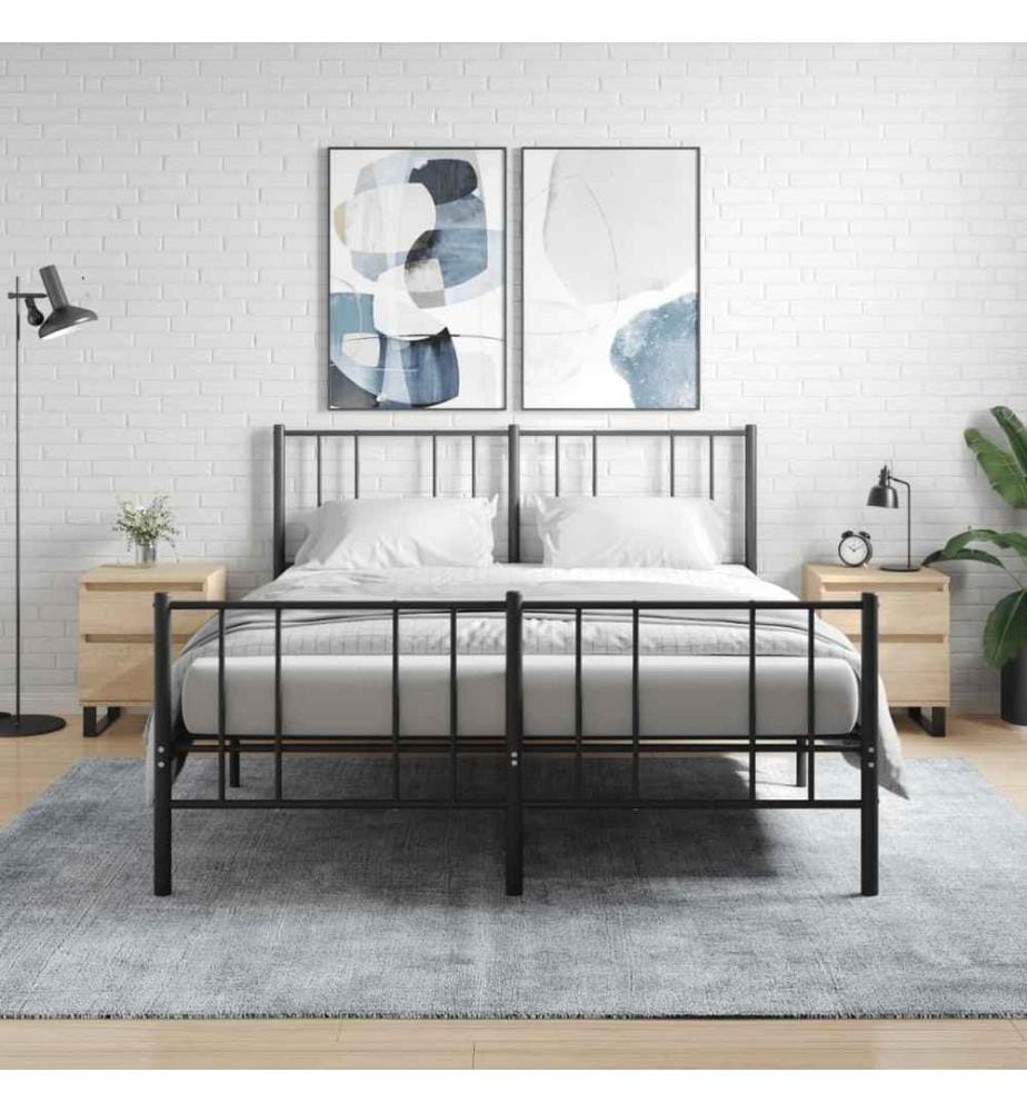 Nachttische 2 Stk. Sonoma-Eiche 40x35x50 cm Holzwerkstoff