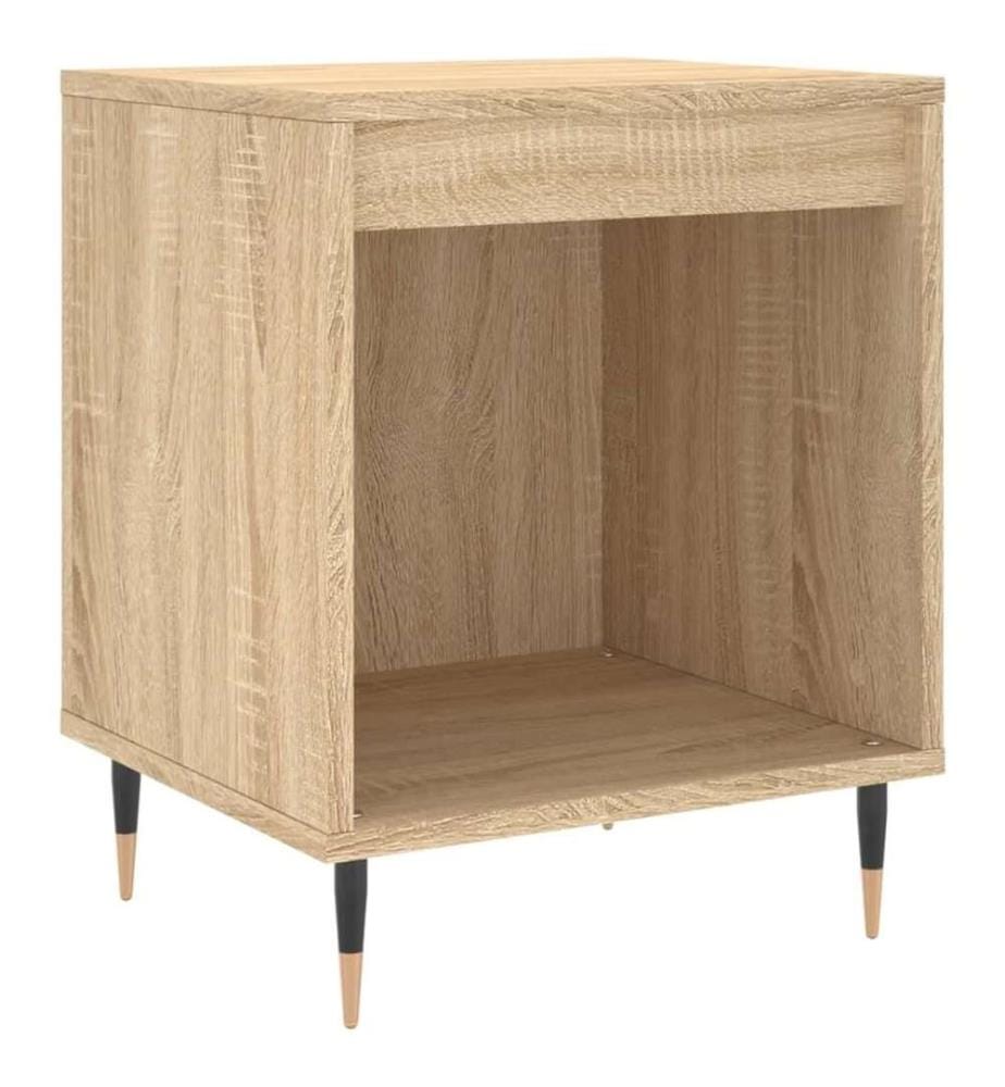 Nachttische 2 Stk. Sonoma-Eiche 40x35x50 cm Holzwerkstoff