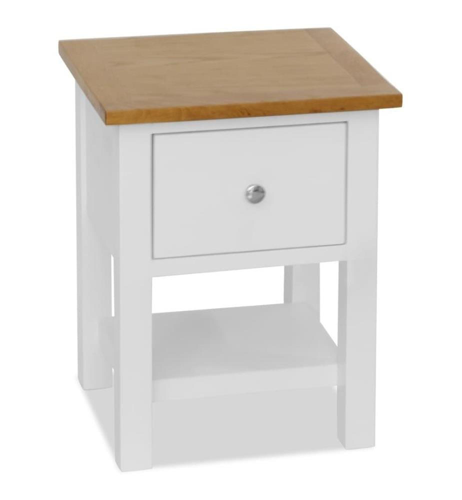 Nachttisch 36x30x47 cm Massivholz Eiche
