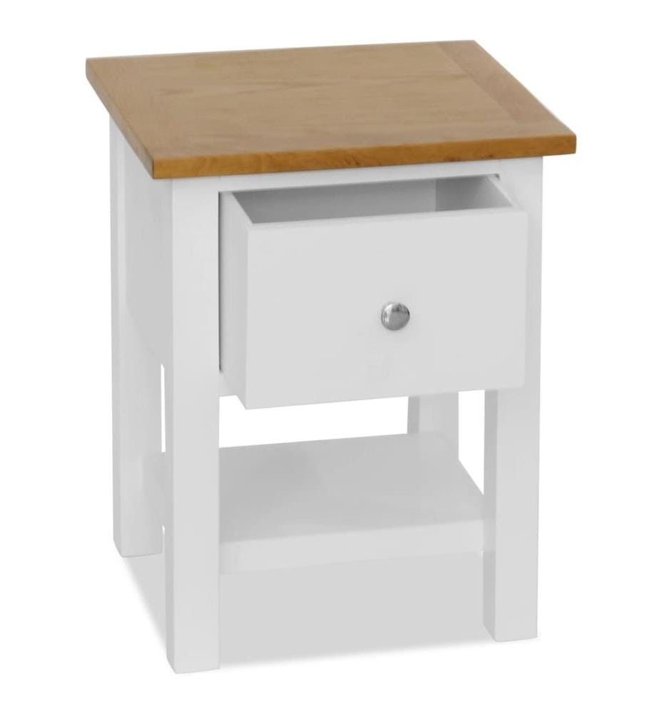 Nachttisch 36x30x47 cm Massivholz Eiche
