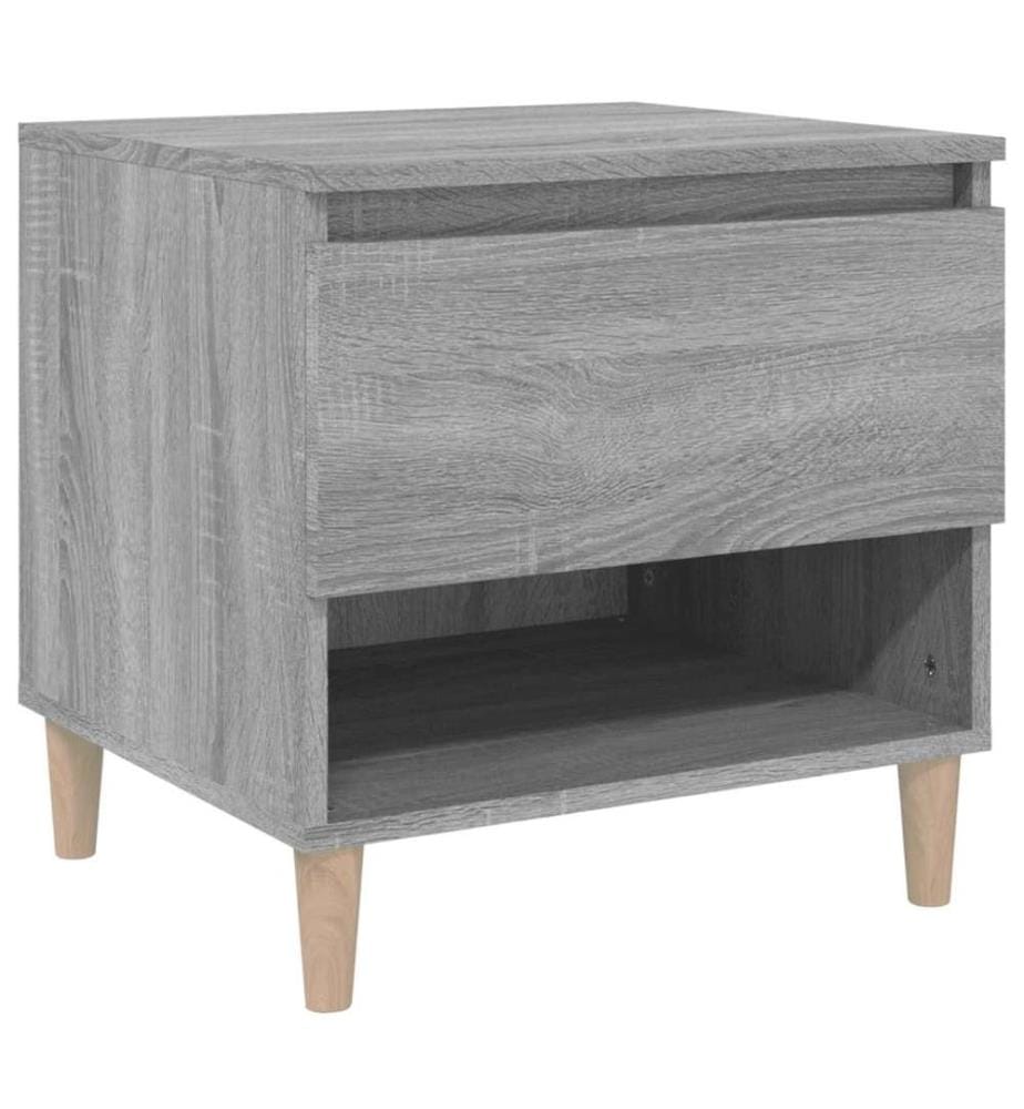 Nachttisch Grau Sonoma 50x46x50 cm Holzwerkstoff