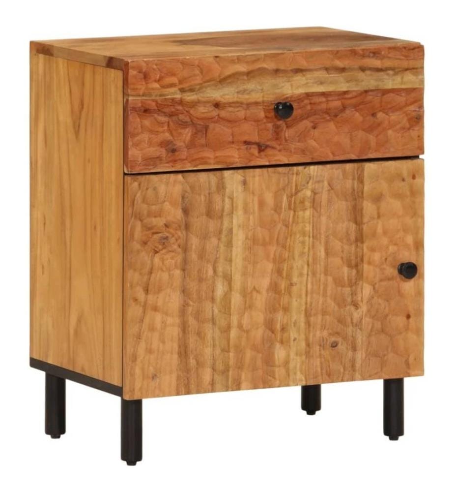 Nachttisch 50x33x60 cm Massivholz Akazie