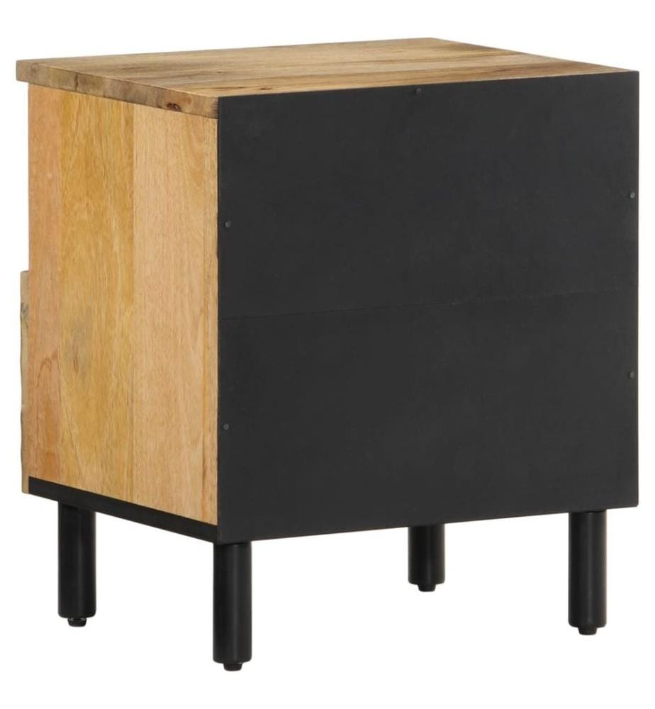 Nachttisch 40x33x46 cm Massivholz Mango