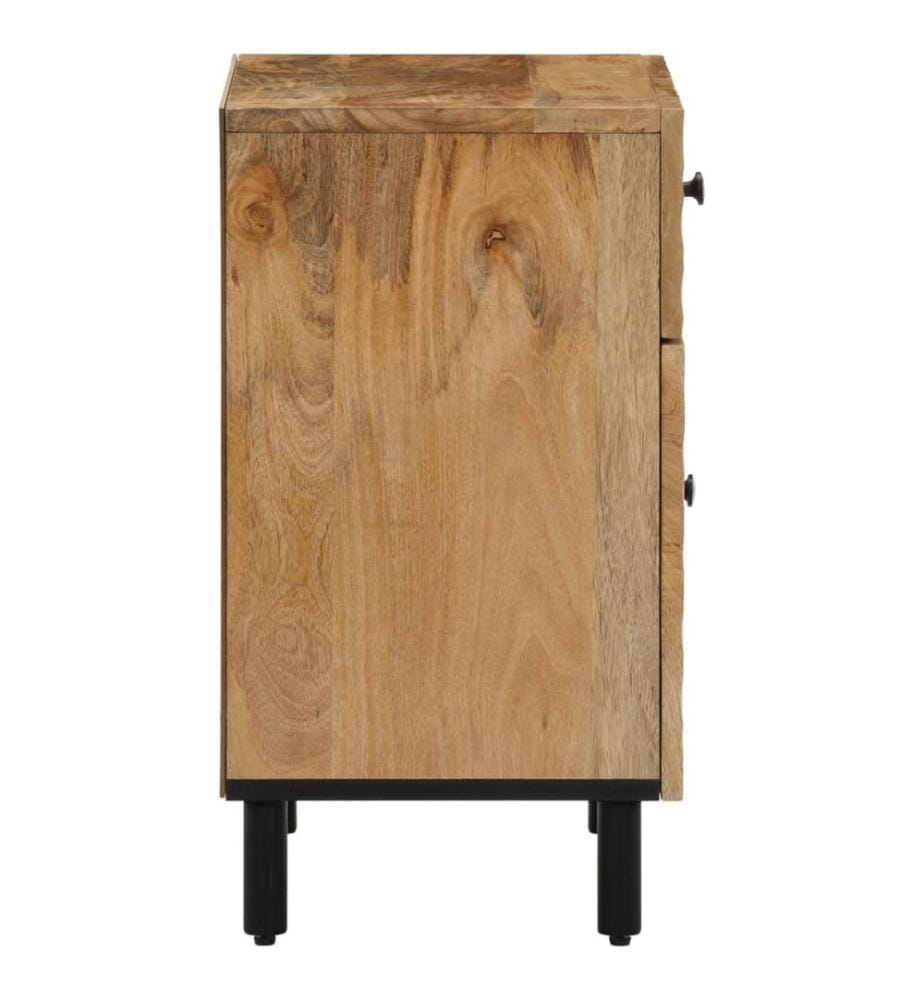Nachttisch 50x33x60 cm Massivholz Mango