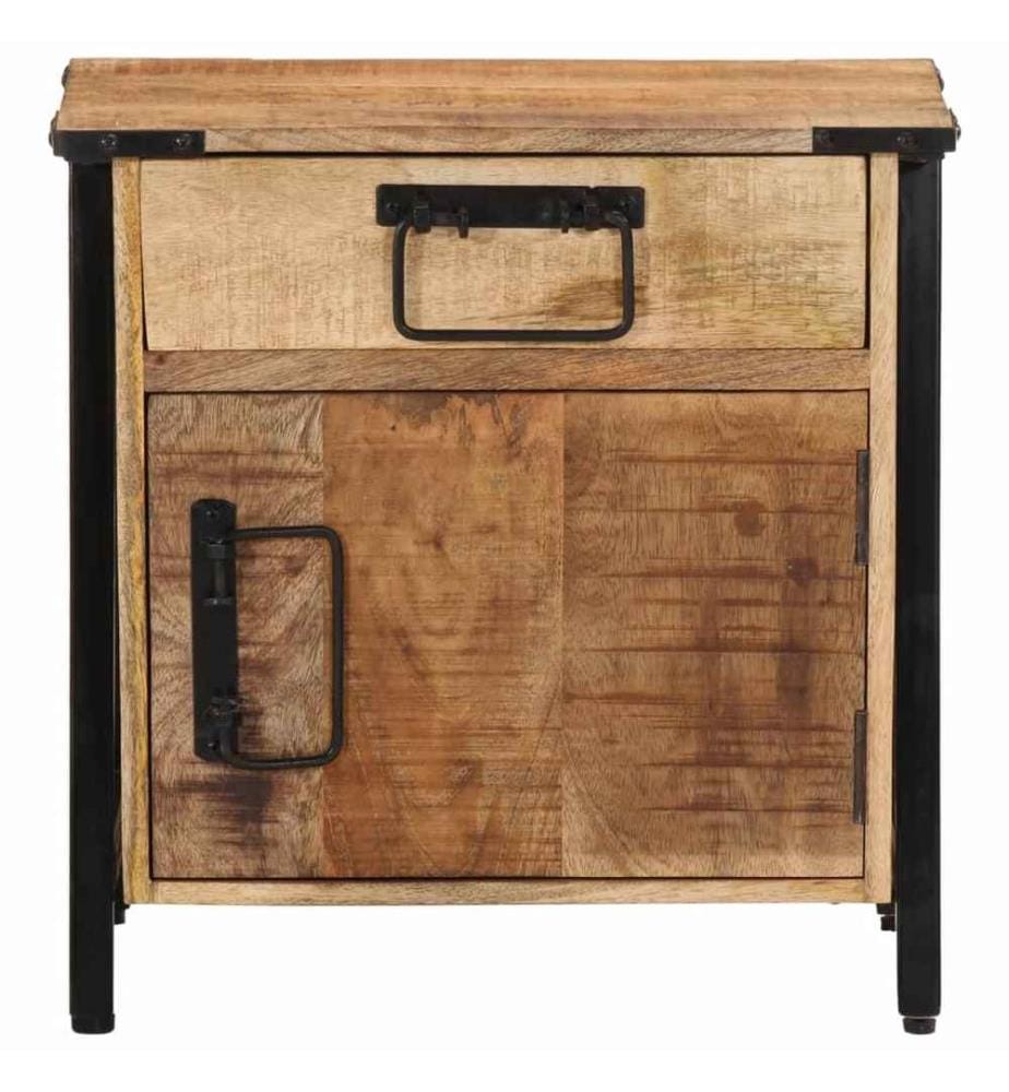 Nachttisch 40x30x42 cm Massivholz Mango