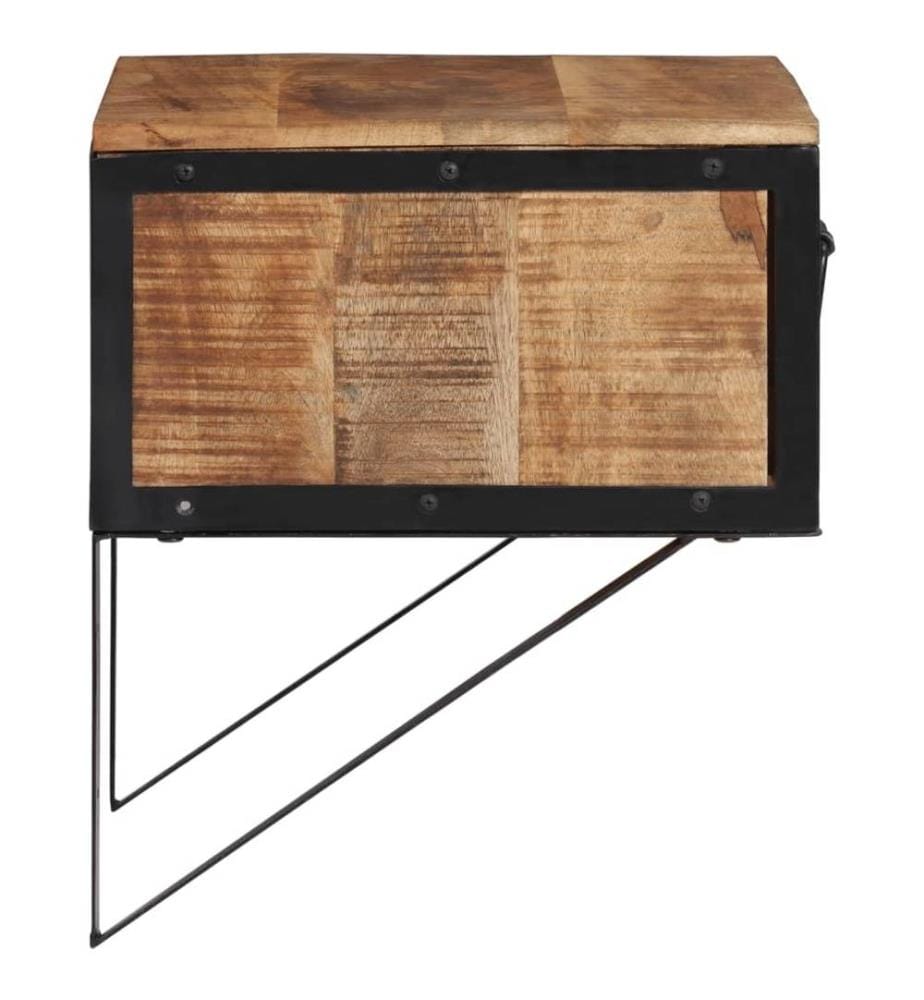 Nachttisch 40x35x40 cm Massivholz Mango