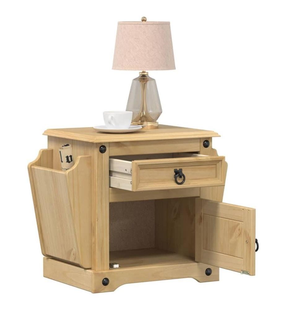 Nachttisch Corona 45x35x47,5 cm Massivholz Kiefer