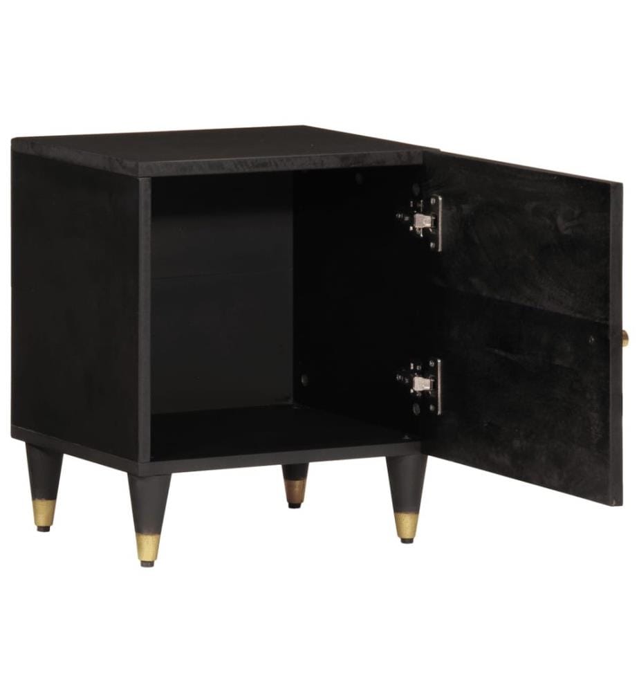 Nachttische 2 Stk. 40x33x46 cm Massivholz Mango