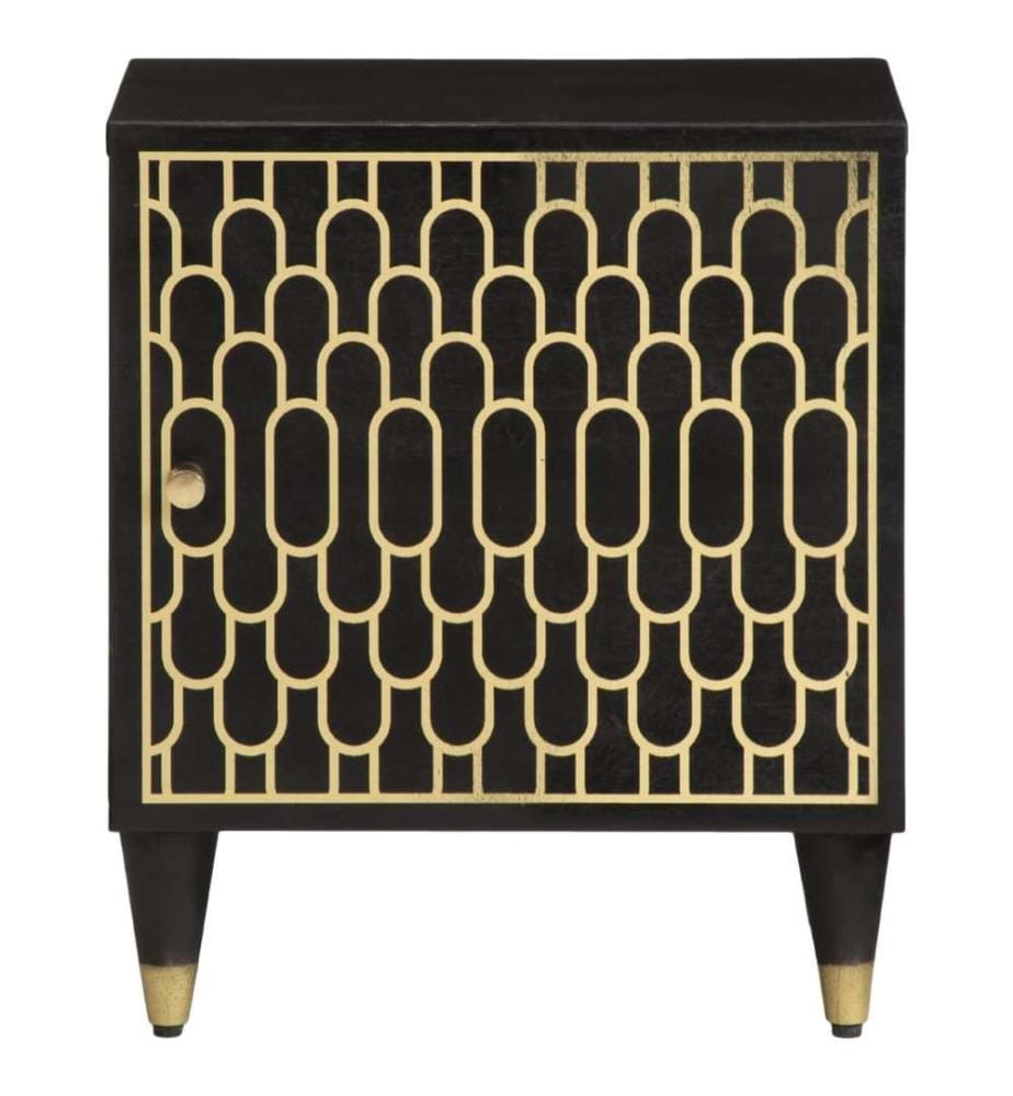 Nachttische 2 Stk. 40x33x46 cm Massivholz Mango
