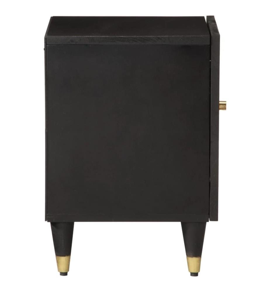 Nachttische 2 Stk. 40x33x46 cm Massivholz Mango