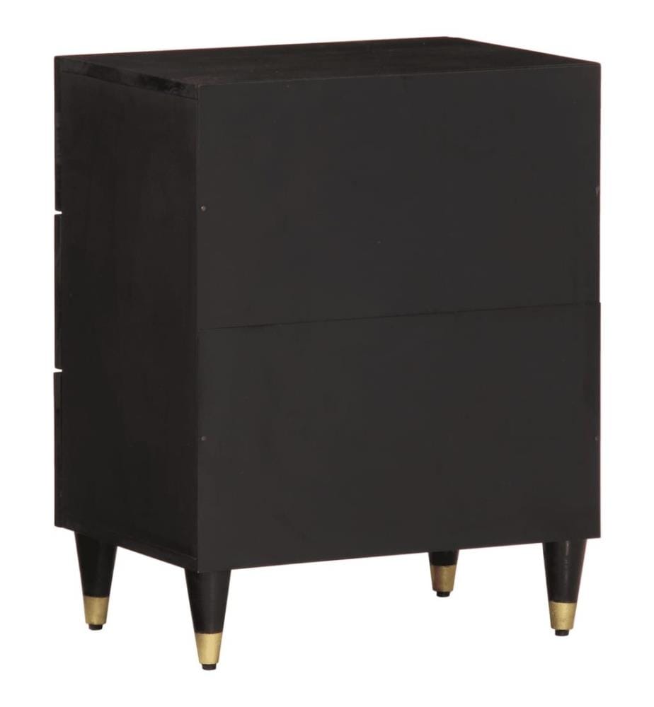 Nachttisch 50x33x60 cm Massivholz Mango