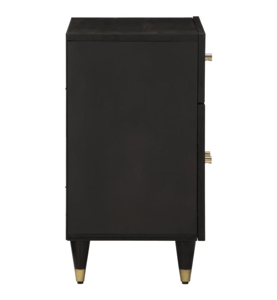 Nachttisch 50x33x60 cm Massivholz Mango
