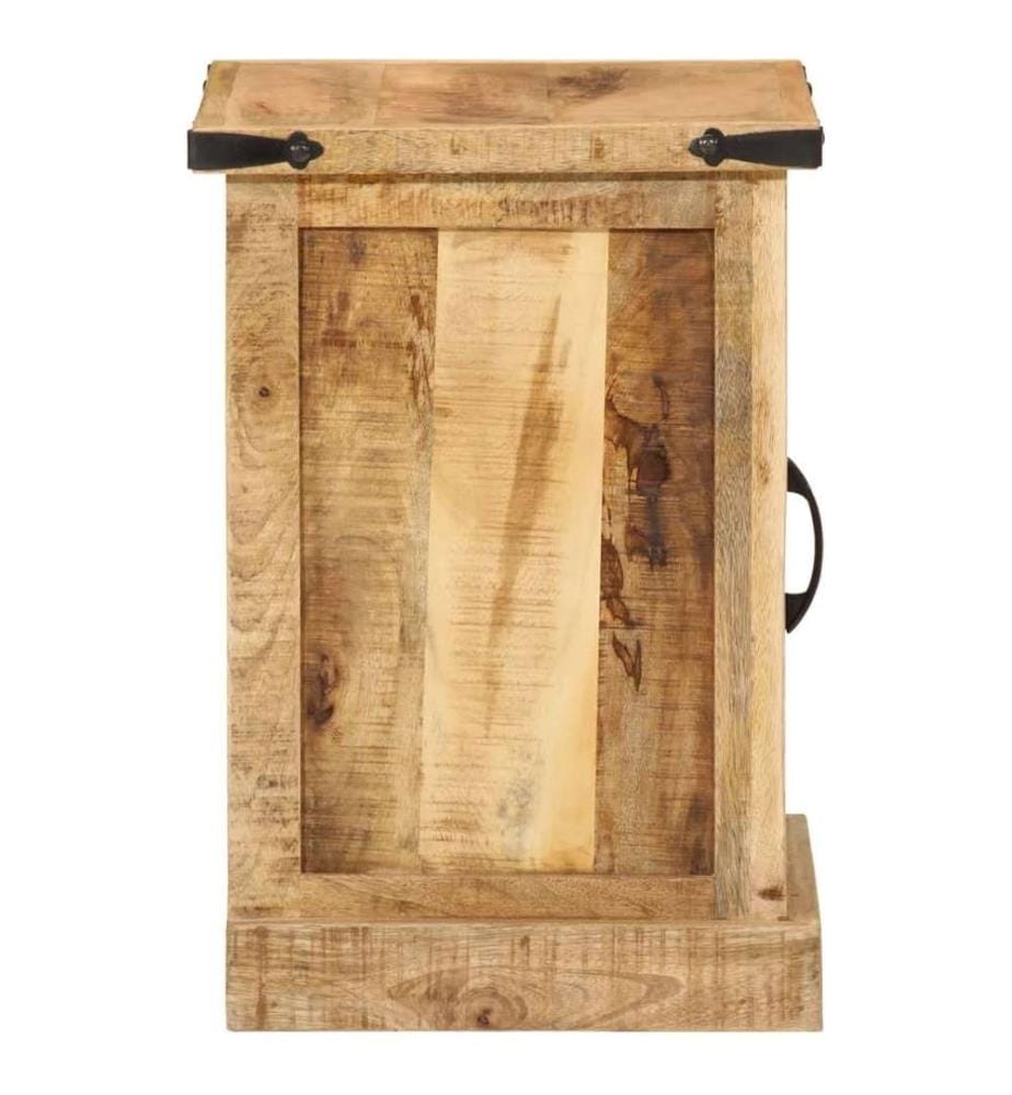 Nachttisch 40x35x50 cm Massivholz Mango