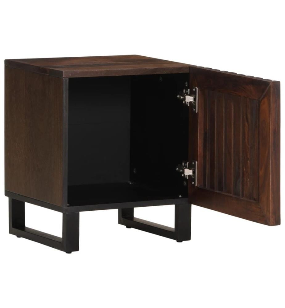Nachttisch 40x34x46 cm Massivholz Mango