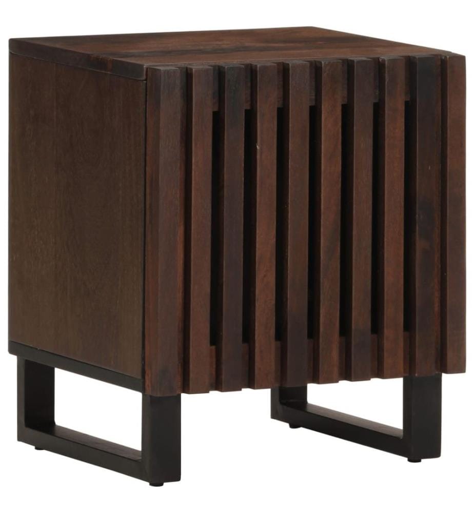 Nachttische 2 Stk. 40x34x46 cm Massivholz Mango