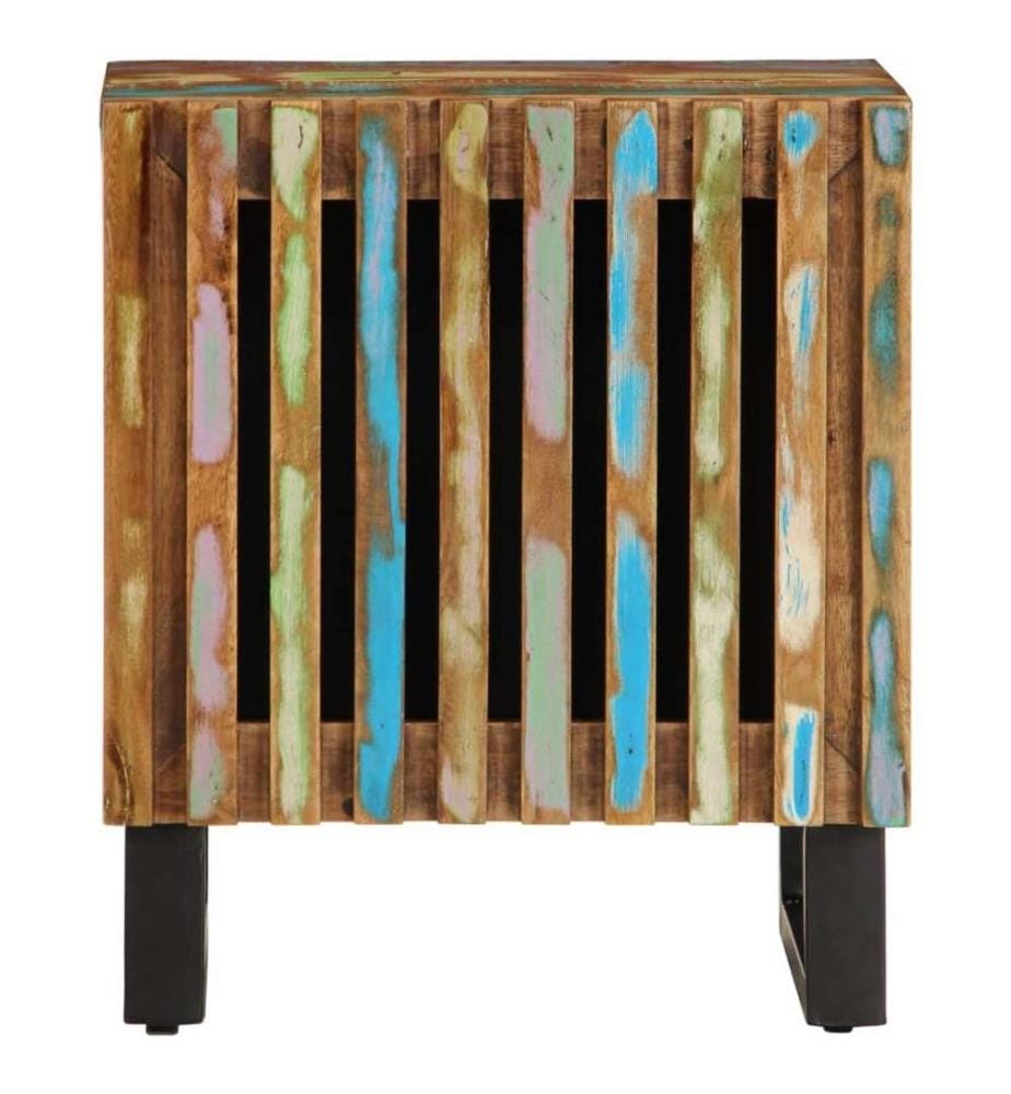 Nachttisch 40x34x46 cm Altholz Massiv
