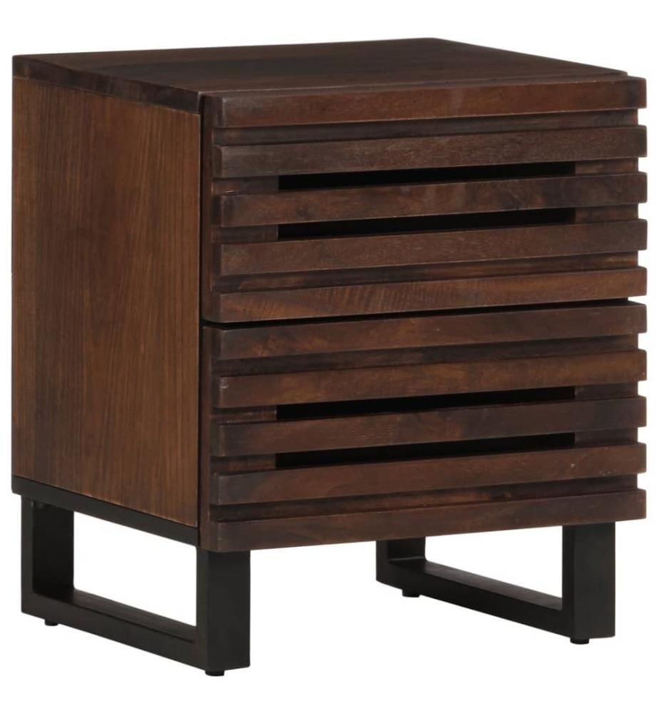 Nachttisch 40x34x46 cm Massivholz Mango