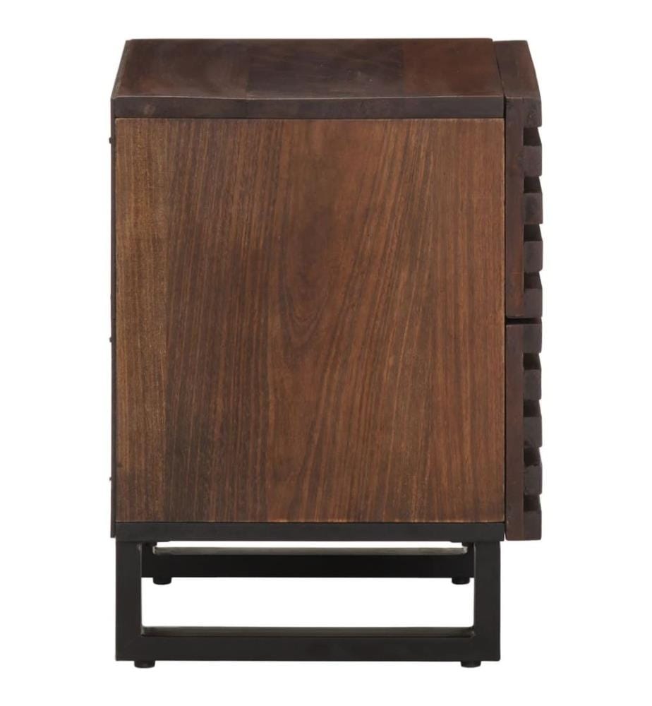 Nachttisch 40x34x46 cm Massivholz Mango