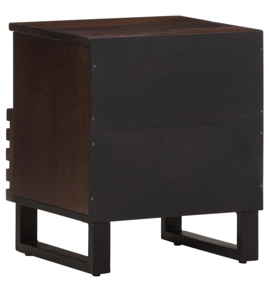 Nachttisch 40x34x46 cm Massivholz Mango