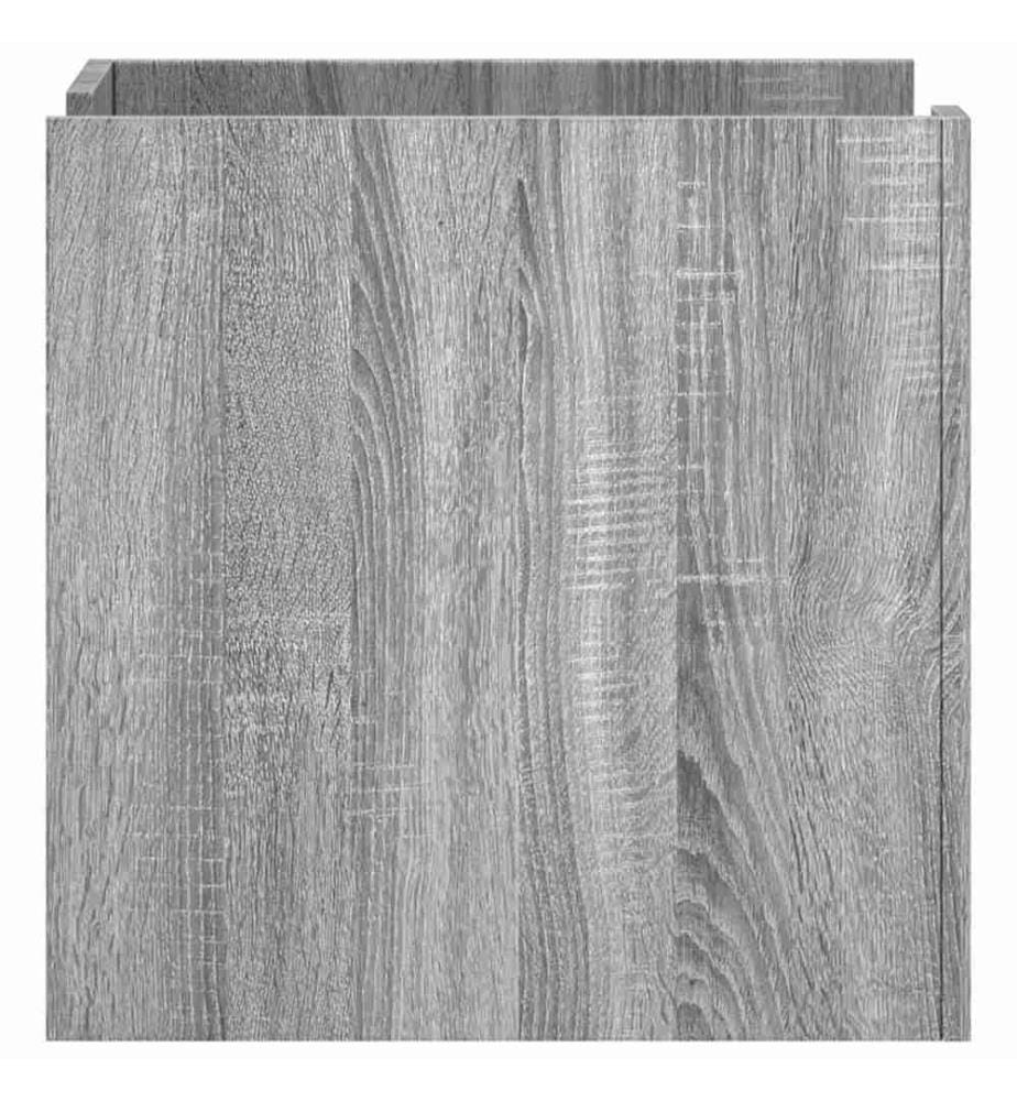 Nachttisch Grau Sonoma 45x50x50 cm Holzwerkstoff
