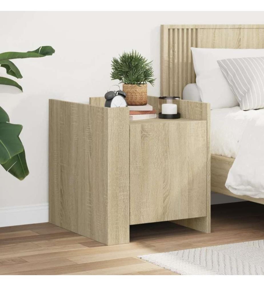 Nachttisch Sonoma-Eiche 45x50x50 cm Holzwerkstoff