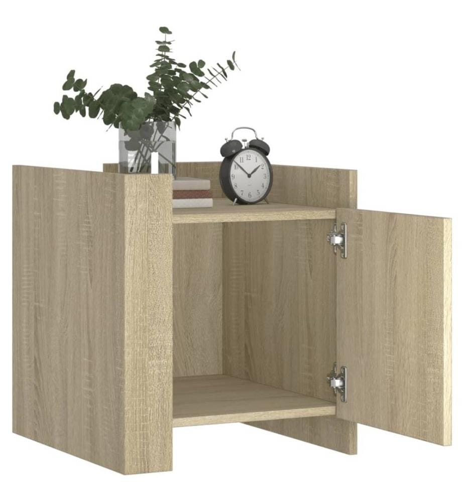Nachttisch Sonoma-Eiche 45x50x50 cm Holzwerkstoff