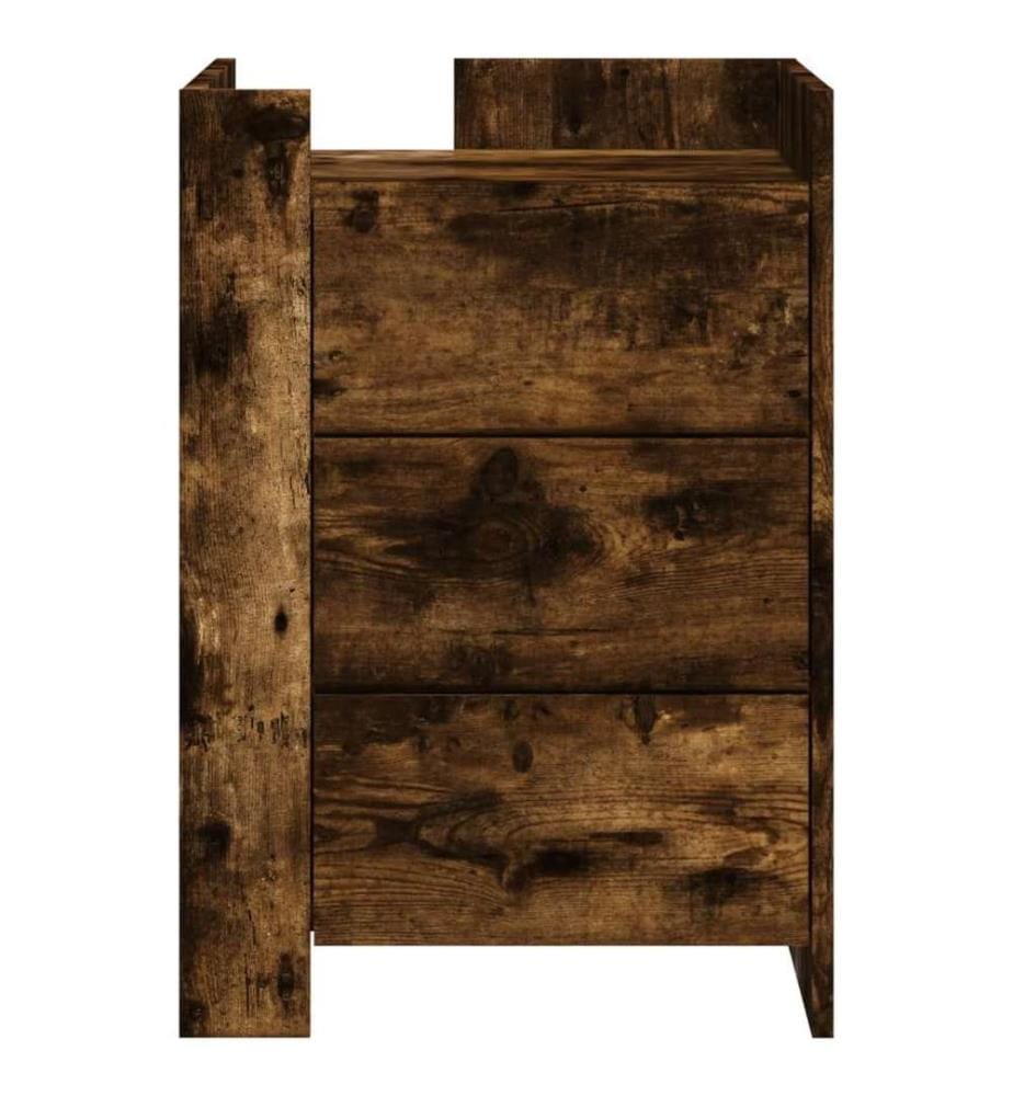 Nachttisch Räuchereiche 45x50x65 cm Holzwerkstoff