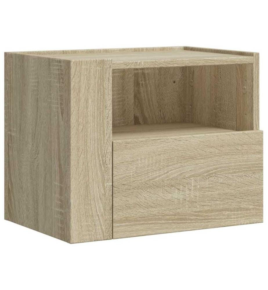 Wand-Nachttisch Sonoma-Eiche 45x30x35 cm
